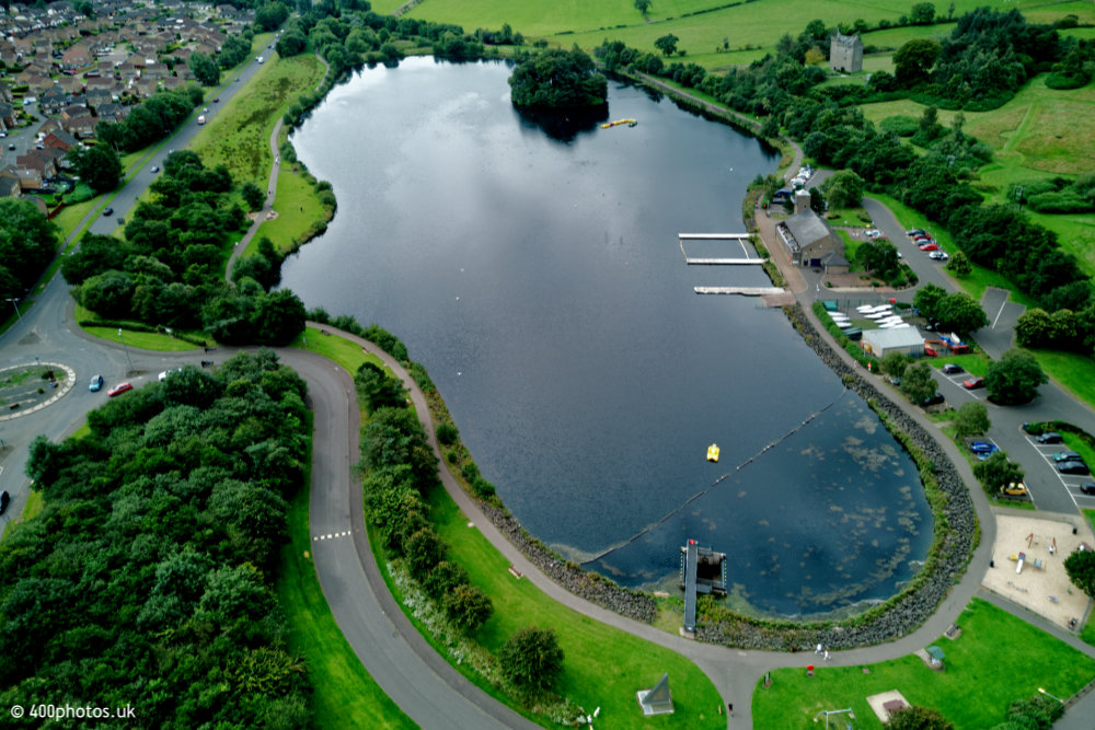 James Hamilton Park, East Kilbride, Lanarkshire, aerial photograph