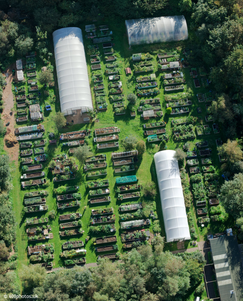 Fairlie Community Gardens, Fairlie - aerial photograph