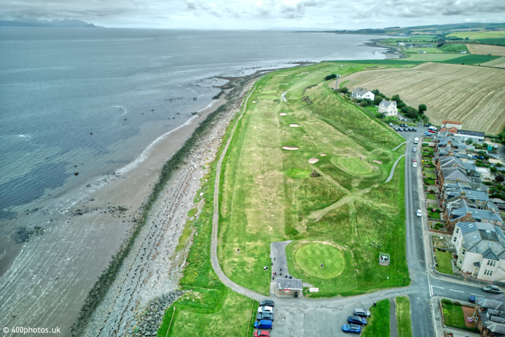 Girvan Golf Club, Girvan, Ayrshire, aerial photograph