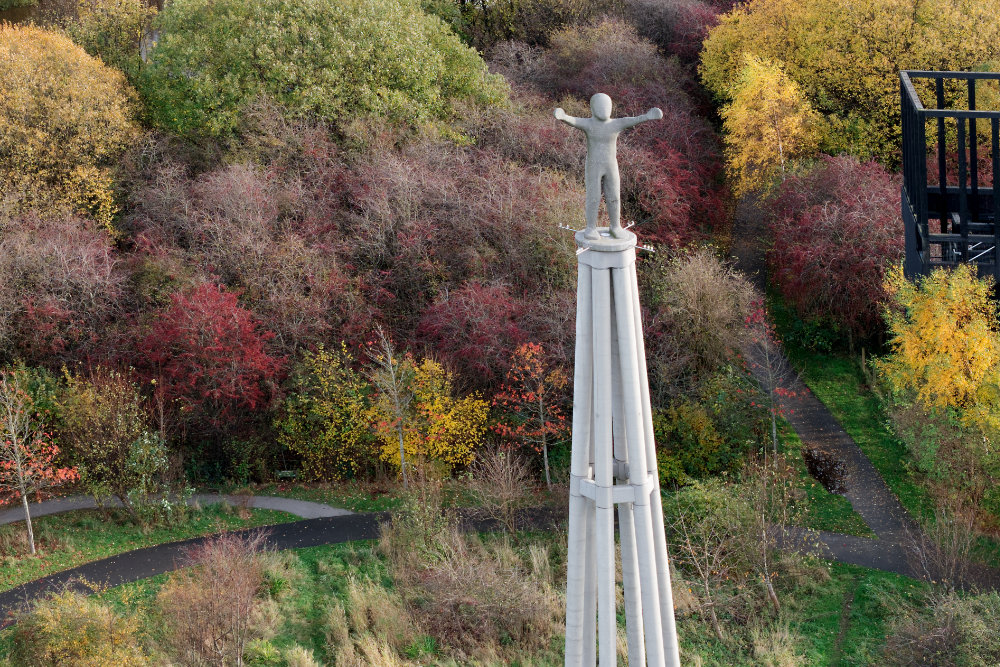 Cuningar Loop, Glasgow, aerial photograph