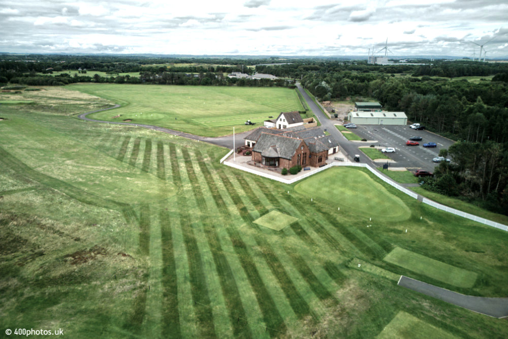 Glasgow Gailes Golf Club, Irvine, Ayrshire - aerial photograph