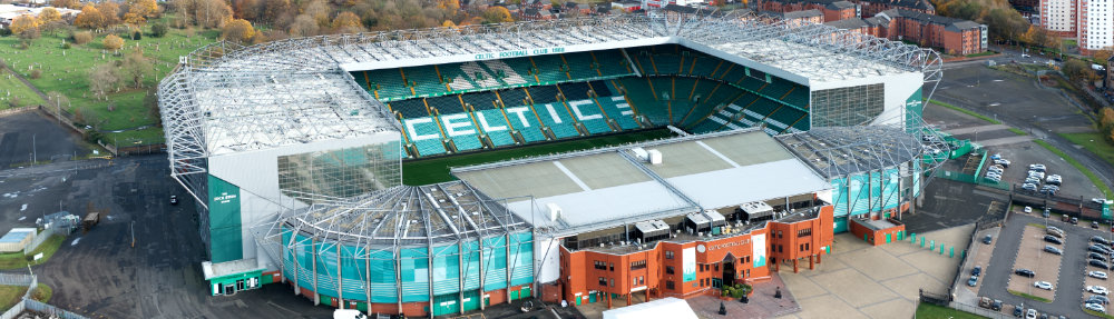 Parkhead, Glasgow Celtic F.C., aerial photograph