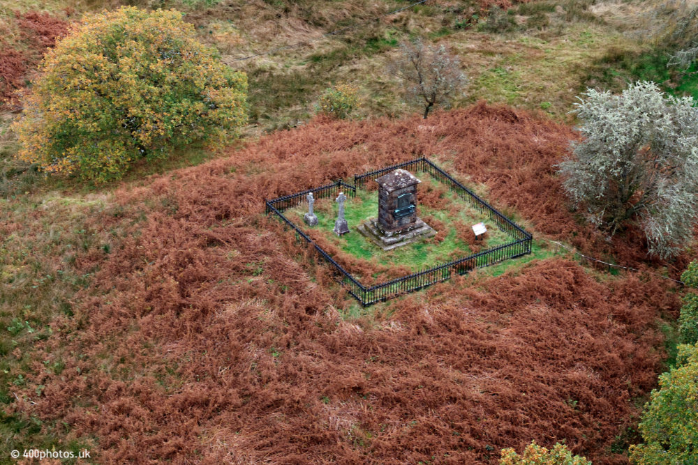 Glenbranter, Argyll & Bute, aerial photograph