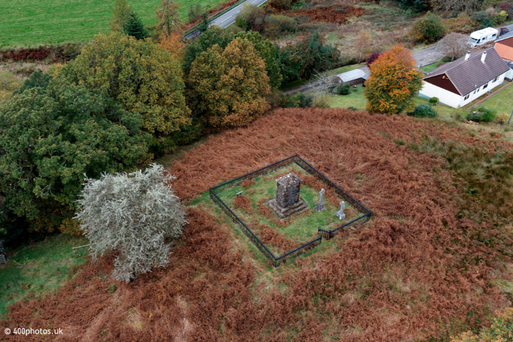 Glenbranter, Argyll & Bute, aerial photograph