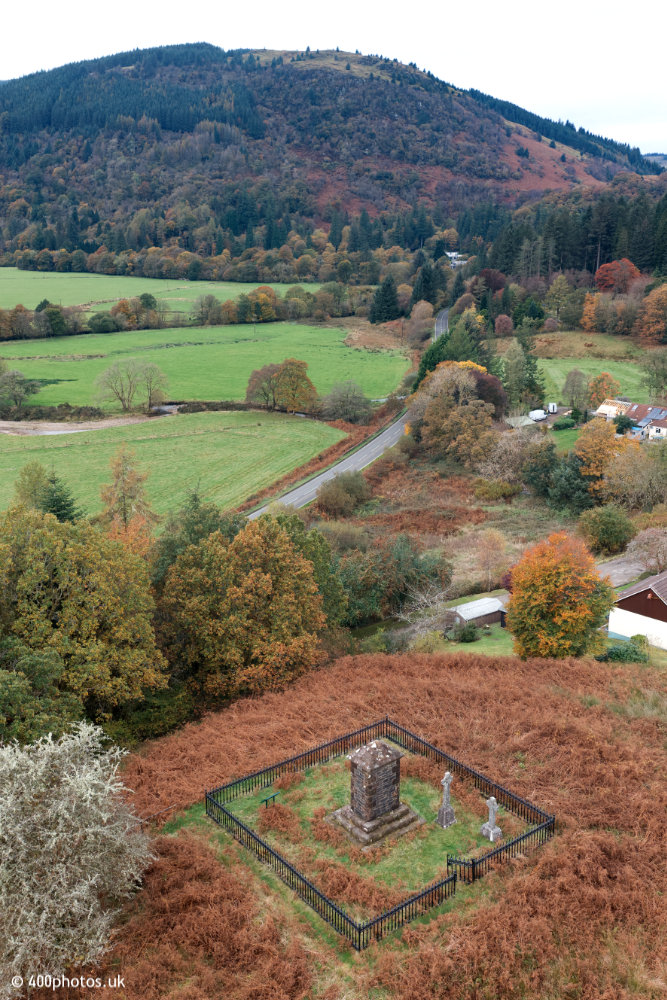 Glenbranter, Argyll & Bute, aerial photograph