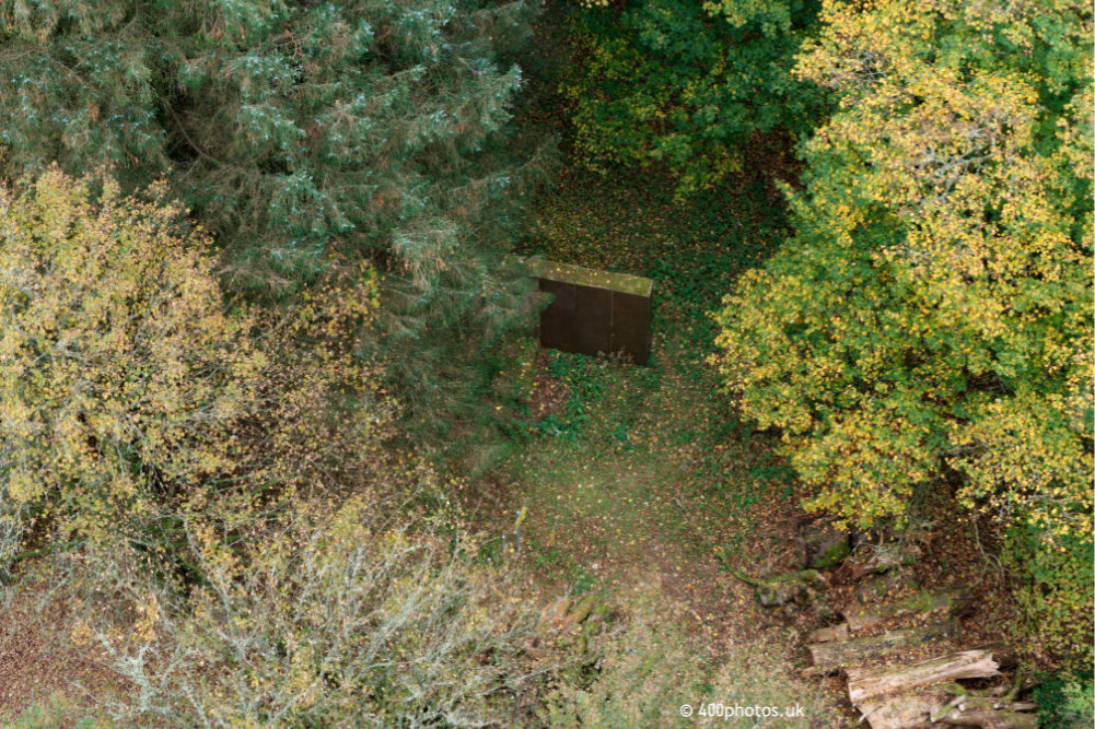 River Ayr Way, start at Glenbuck Loch, aerial photograph