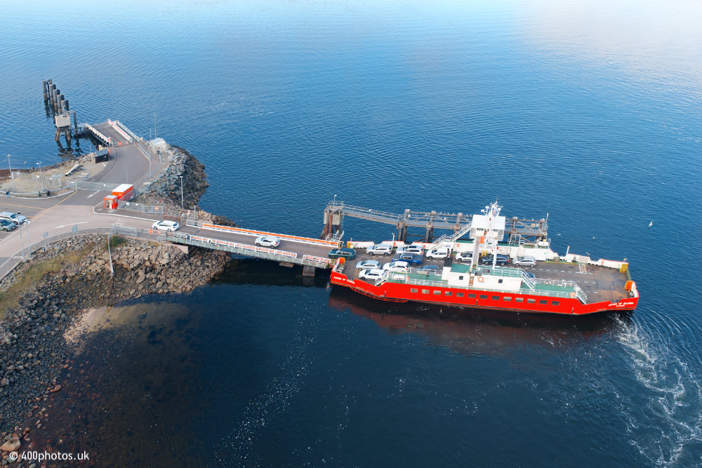 Gourock Ferry Terminal, McInroy's Point, Inverclyde, aerial photograph