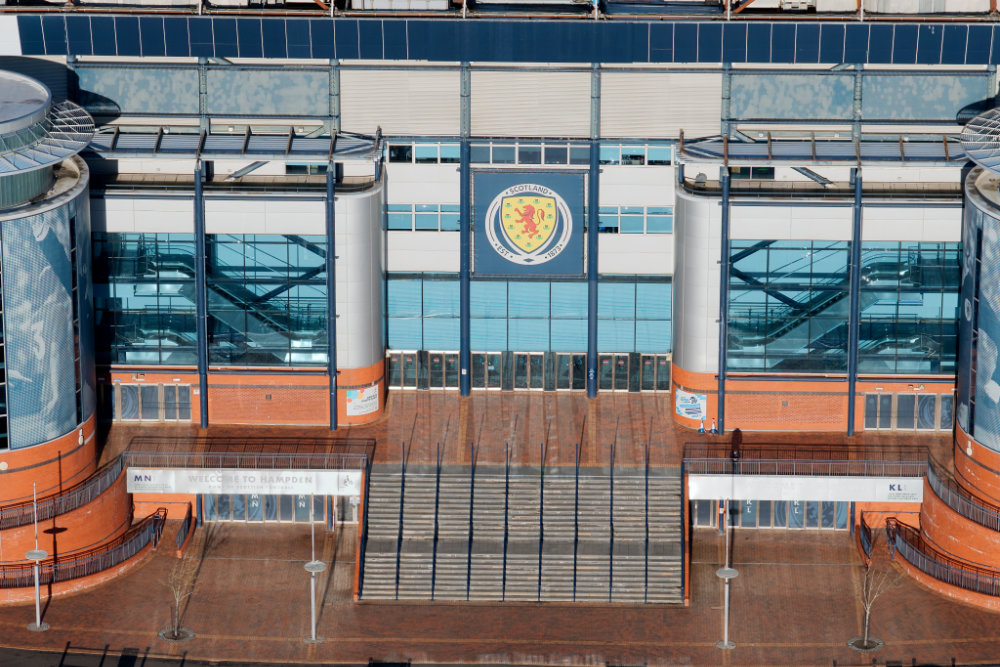Hampden Park, Glasgow, aerial photograph