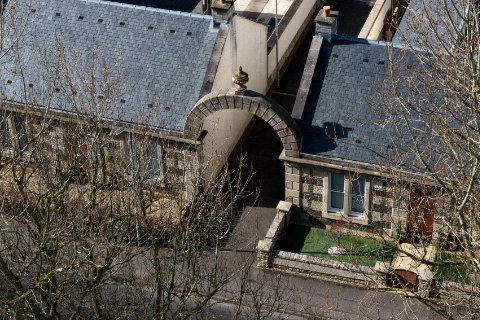 Irvine Ravenspark estate, Irvine, aerial photograph