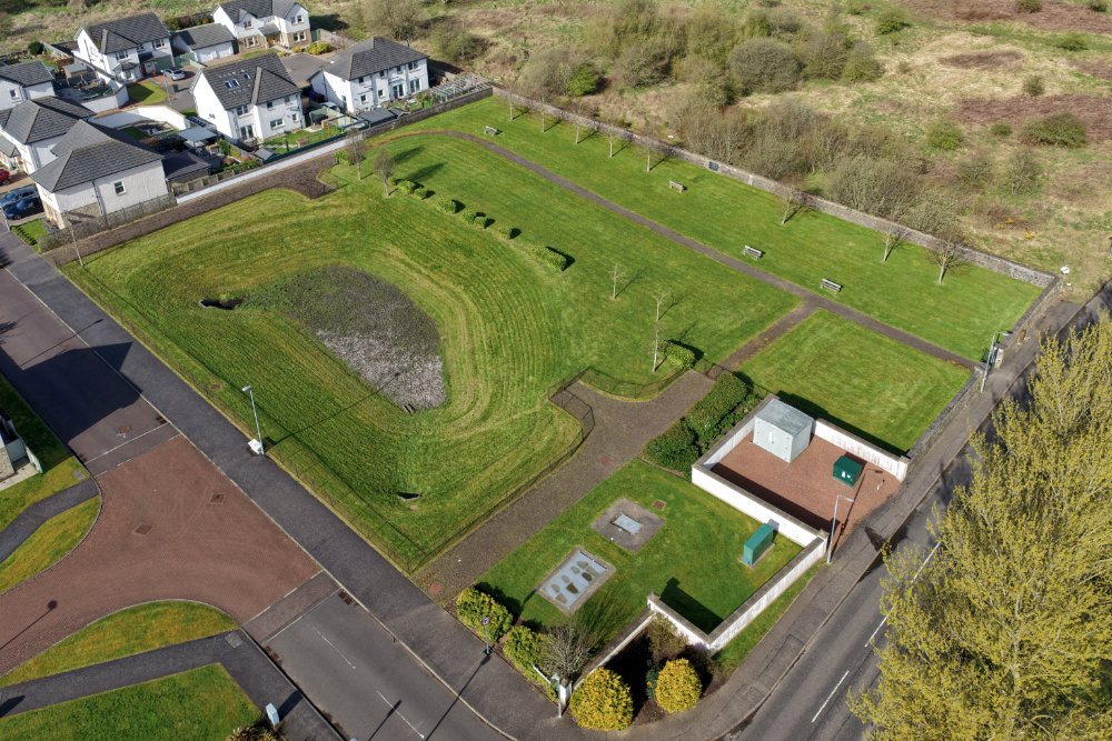 Irvine Ravenspark estate, Irvine, aerial photograph