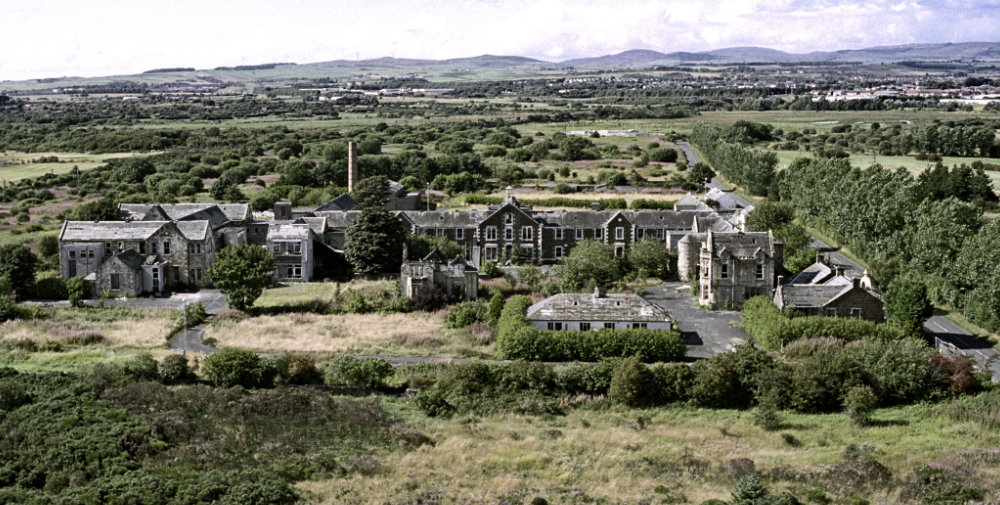 Irvine Ravenspark estate, Irvine, aerial photograph