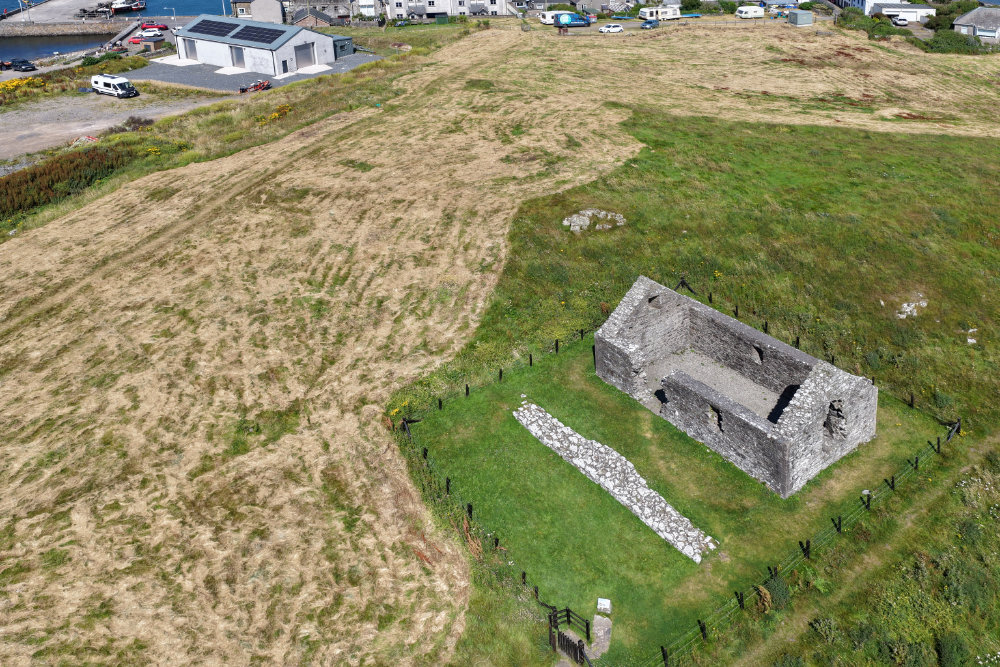 Isle of Whithorn, Dumfries and Galloway, licensable aerial photograph