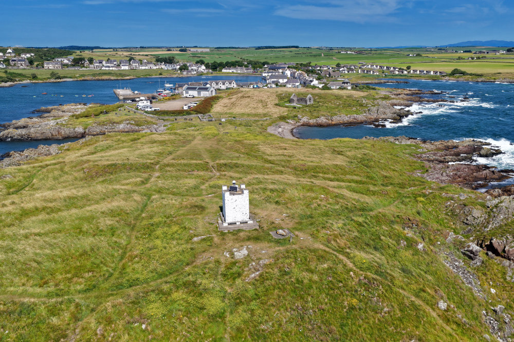Isle of Whithorn, Dumfries and Galloway, licensable aerial photograph