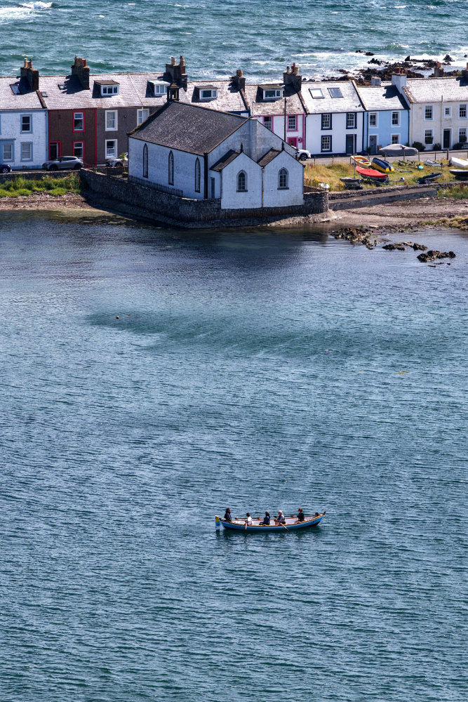 Isle of Whithorn, Dumfries and Galloway, licensable aerial photograph