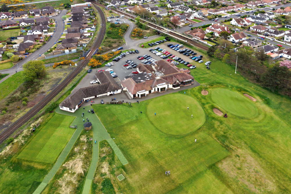 Kilmarnock Golf Club Barassie, Troon, aerial photograph