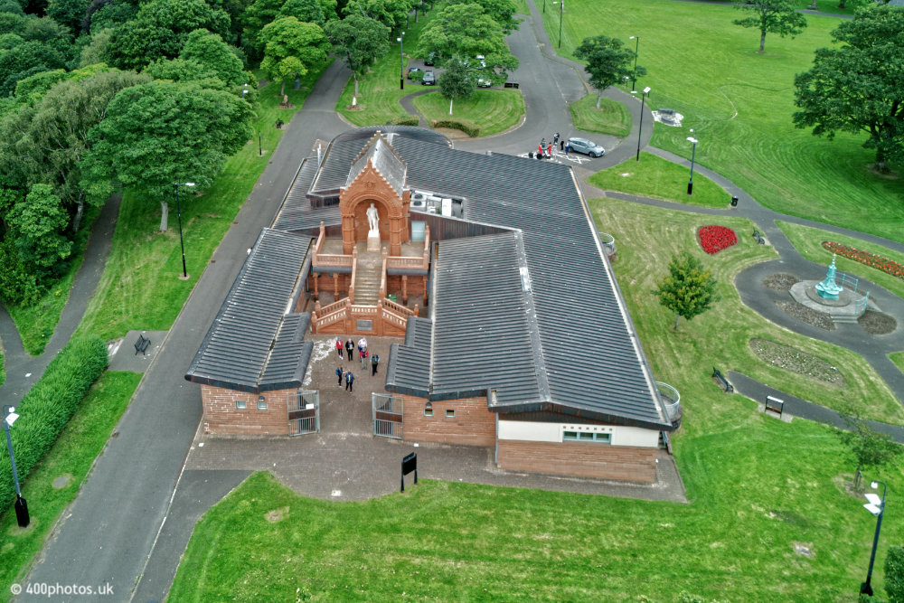 Burns Centre, Kilmarnock, aerial photograph