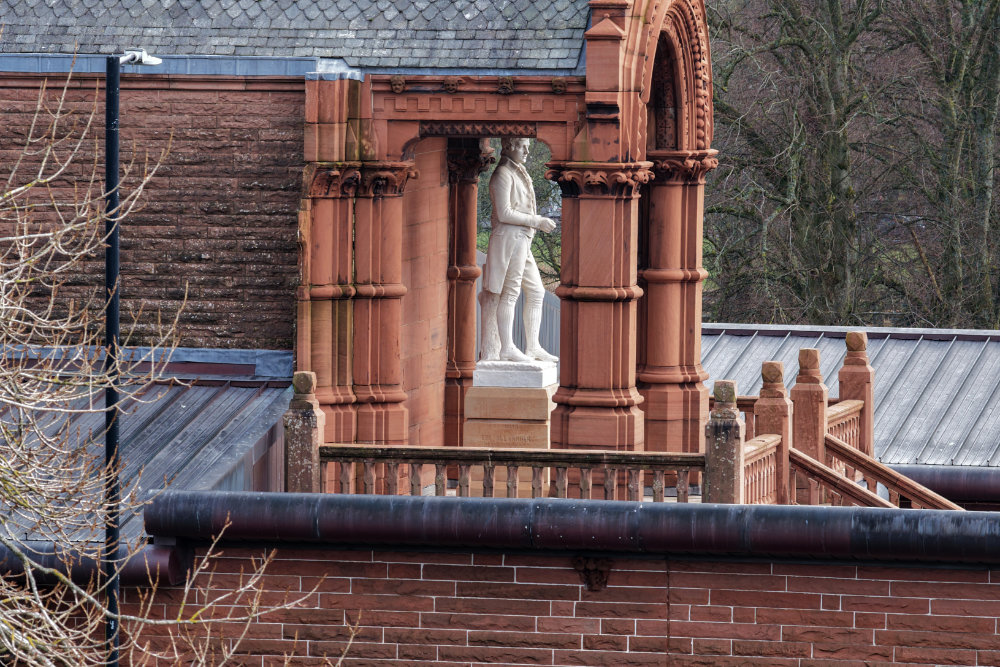 Burns Centre, Kilmarnock, aerial photograph