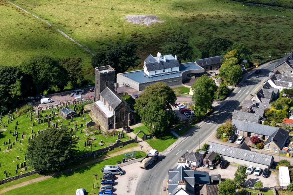 Kilmartin, Argyll, Standing Stones, Museum, Argyll and Bute, Scotland, licensable aerial photograph