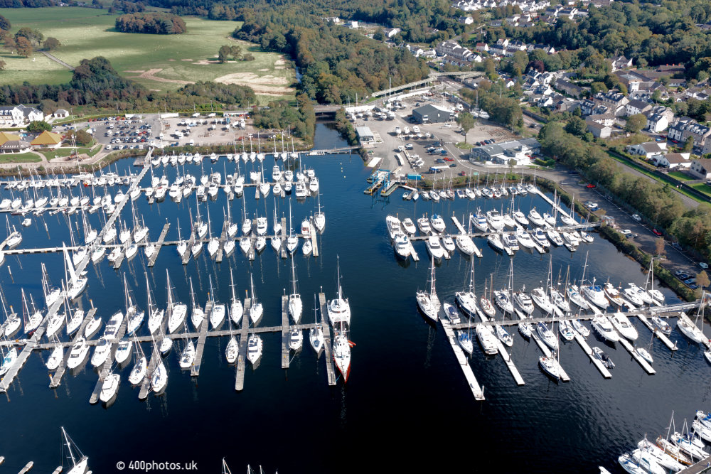 Kip Marina, Inverkip, Inverclyde, aerial photograph