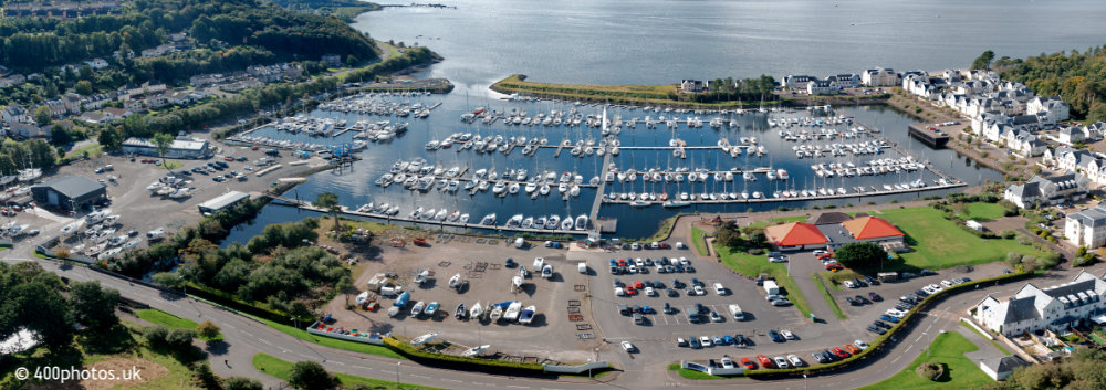 Kip Marina, Inverkip, Inverclyde, aerial photograph