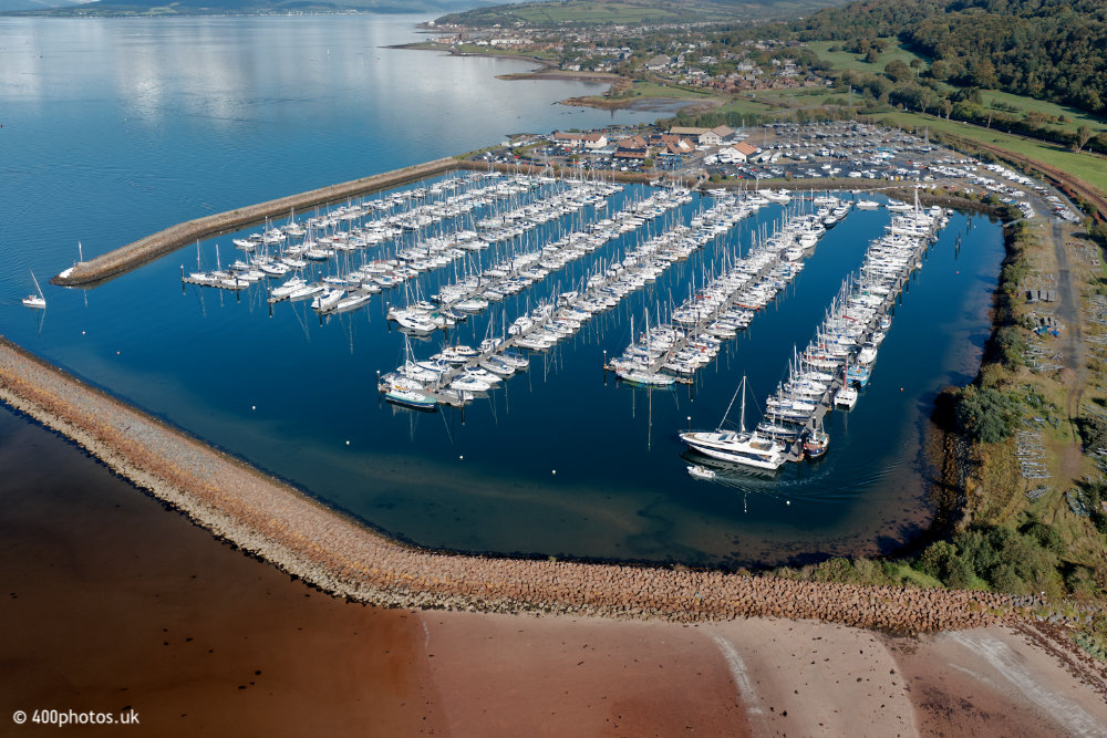 Largs Yacht Haven, Largs, North Ayrshire, aerial photograph