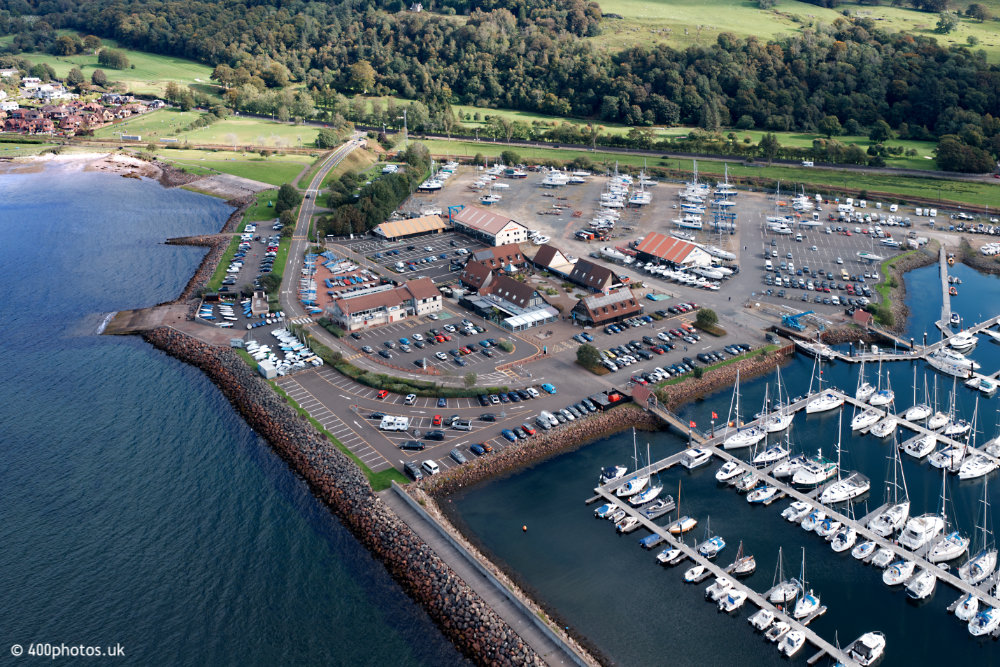 Largs Yacht Haven, Largs, North Ayrshire - aerial photograph