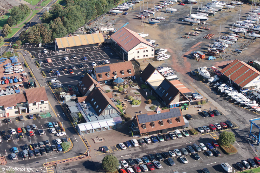 Largs Yacht Haven, Largs, North Ayrshire, aerial photograph