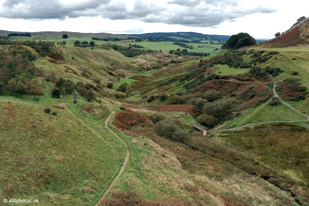 Battle of Loudoun Hill, Darvel, Ayrshire, aerial photograph