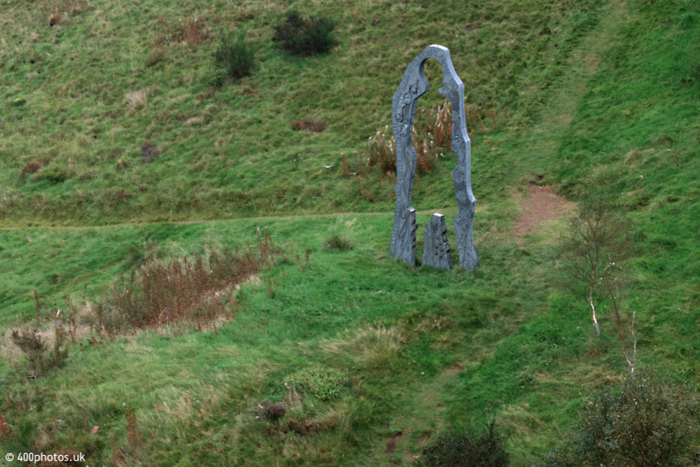 Battle of Loudoun Hill, Darvel, Ayrshire, aerial photograph
