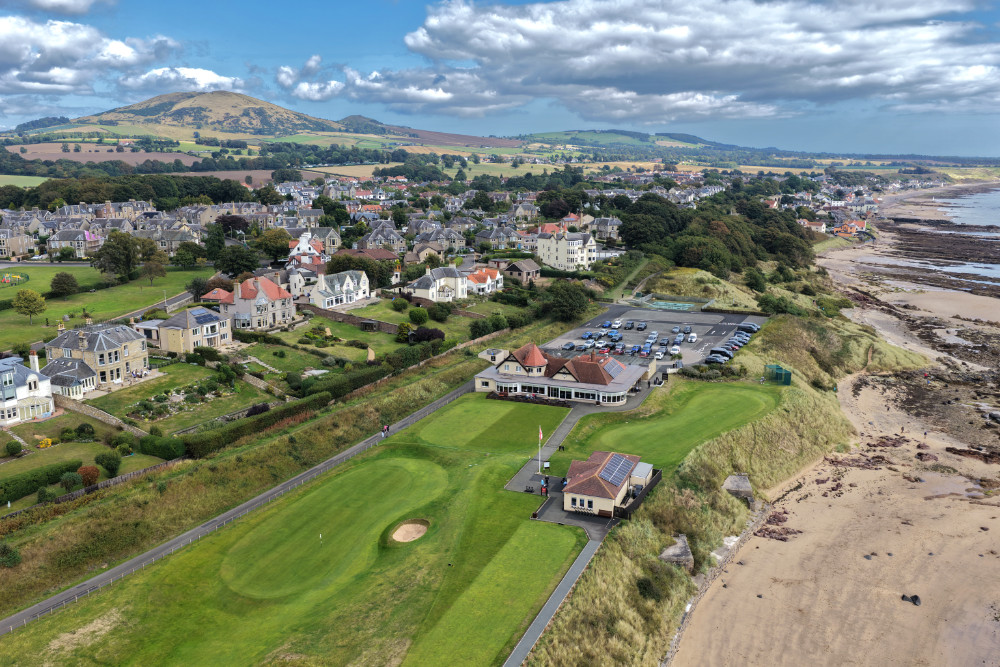 Lundin Links Golf Club, Fife, licensable aerial photographs