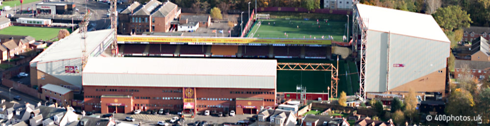 Motherwell, Fir Park, aerial photograph