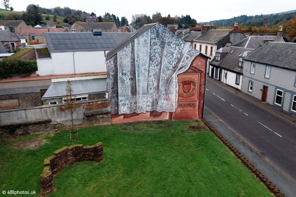 Newmilns, East Ayrshire, aerial photograph