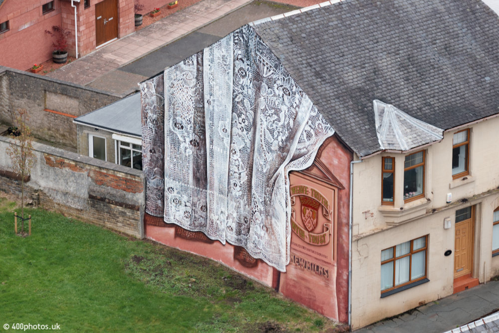 Newmilns, East Ayrshire, aerial photograph