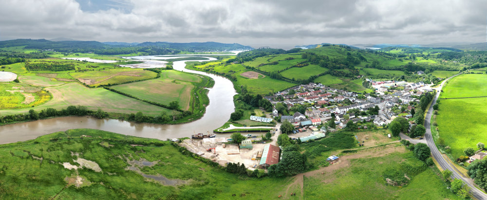 Palnackie, Dumfries and Galloway, licensable aerial photograph