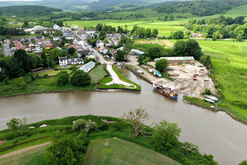Palnackie, Dumfries and Galloway, licensable aerial photograph