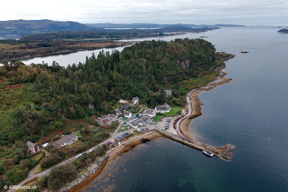 Port Appin, Argyll and Bute, aerial photograph