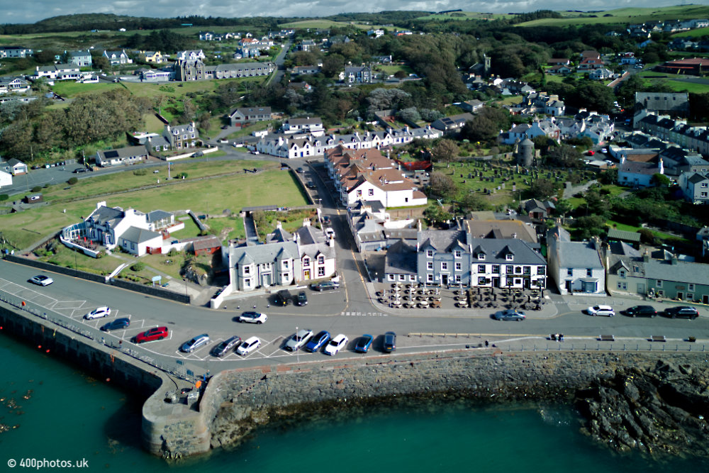 Portpatrick Harbour, Dumfries and Galloway, aerial photograph