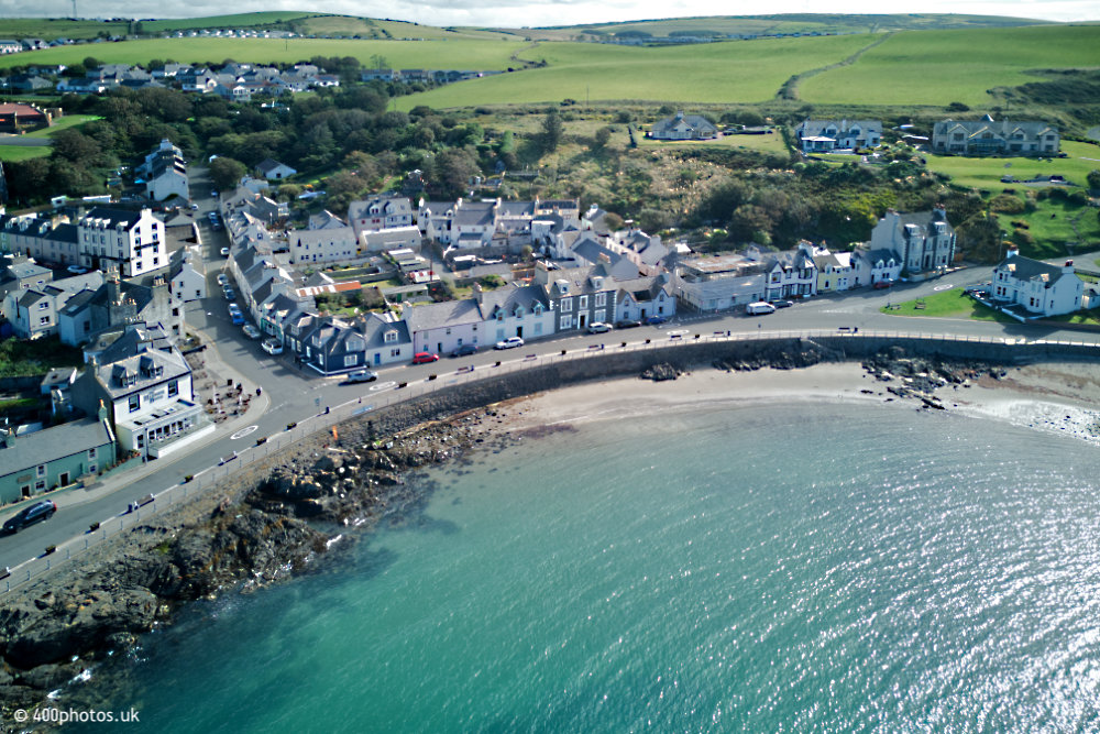 Portpatrick Harbour, Dumfries and Galloway, aerial photograph