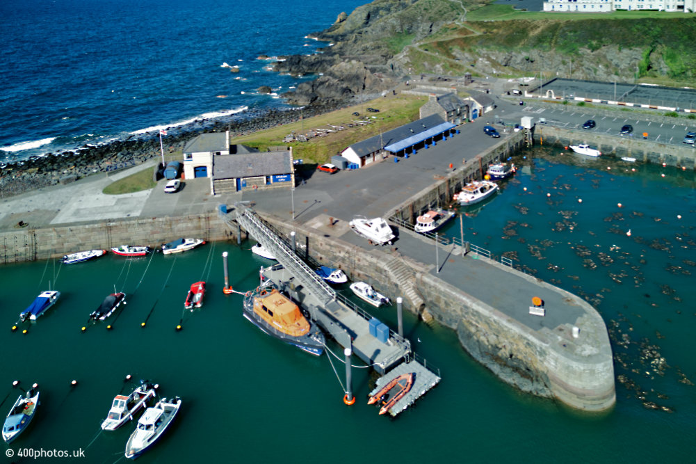 Portpatrick Harbour, Dumfries and Galloway, aerial photograph