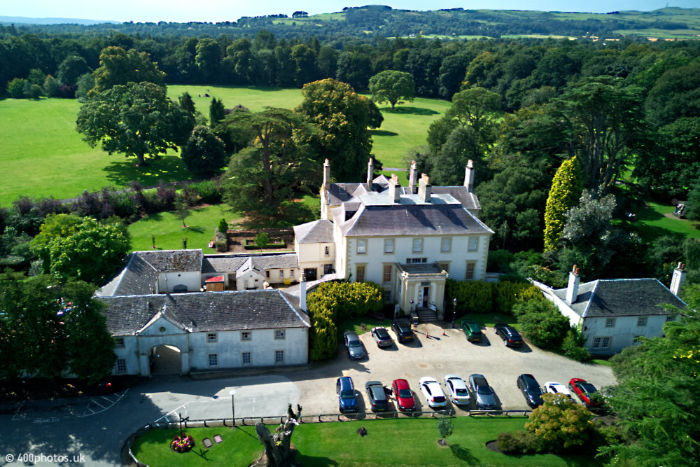 Rozelle House, Rozelle Park, Ayr, aerial photograph