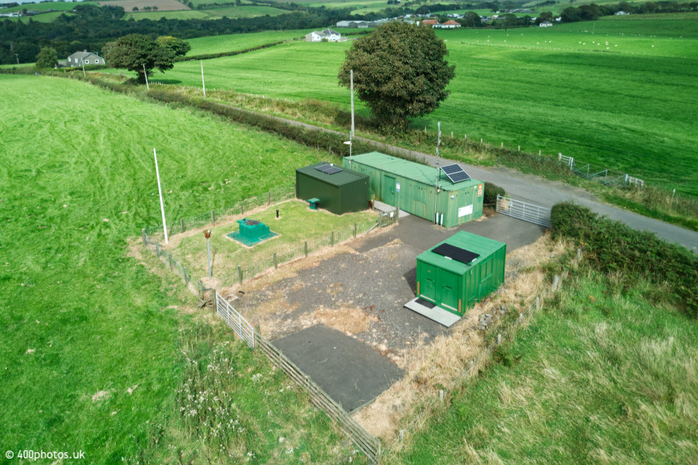 Skelmorlie Secret Bunker, Royal Observer Corps, Skelmorlie, North Ayrshire, aerial photograph