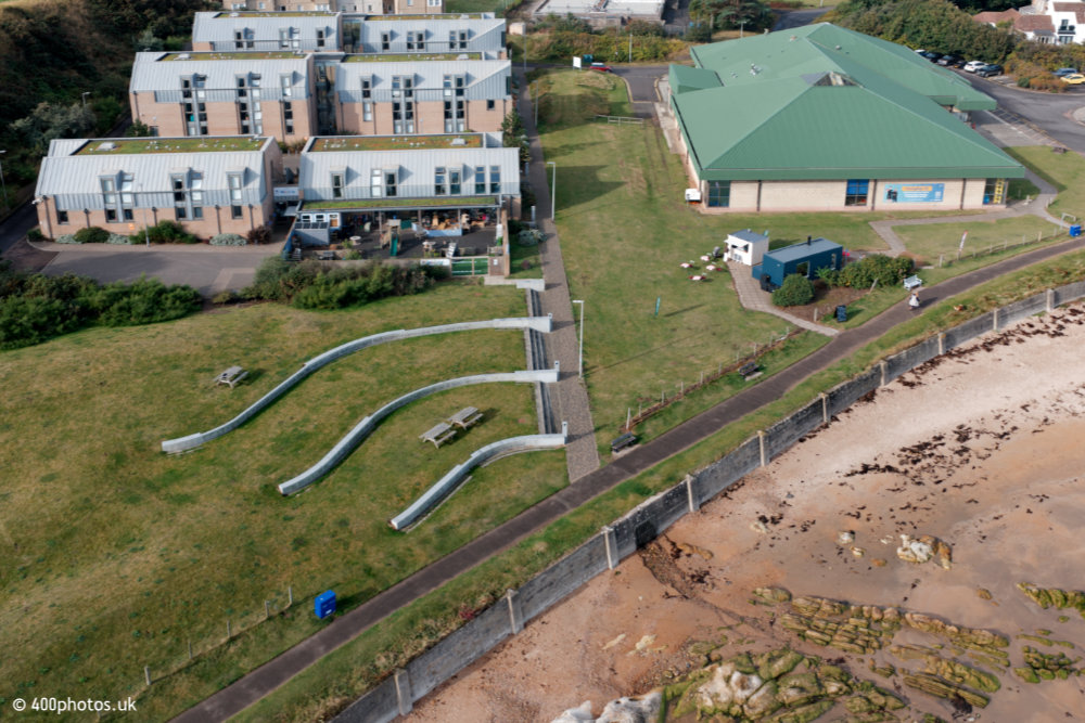 St Andrews Artwork, East Sands, Fife, aerial photograph