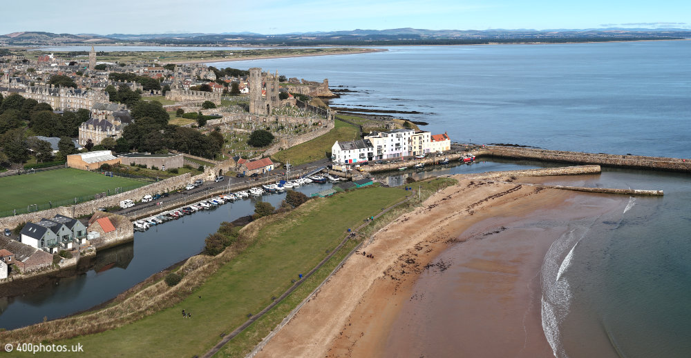 St Andrews Harbour, Fife, aerial photograph