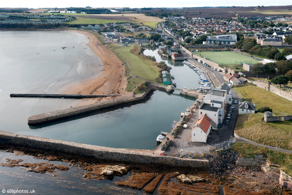 St Andrews Harbour - Fife, aerial photograph