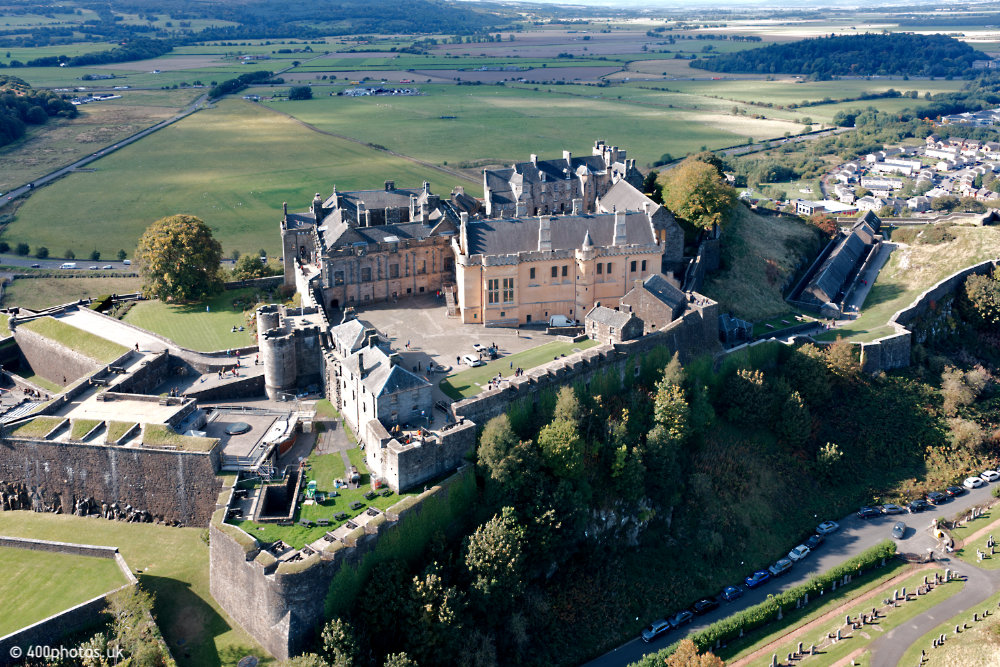 Stirling Castle, aerial photograph