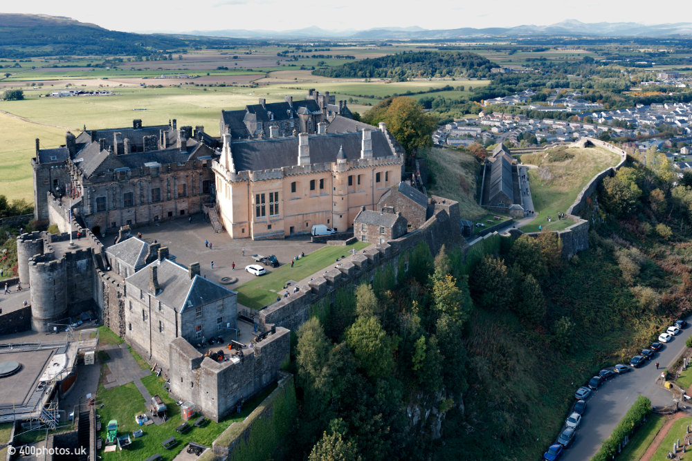 Stirling Castle, aerial photograph