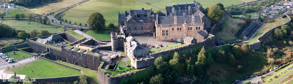 Stirling Castle, aerial photograph