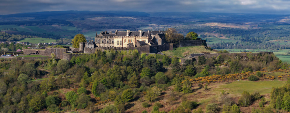 Stirling Castle, aerial photograph
