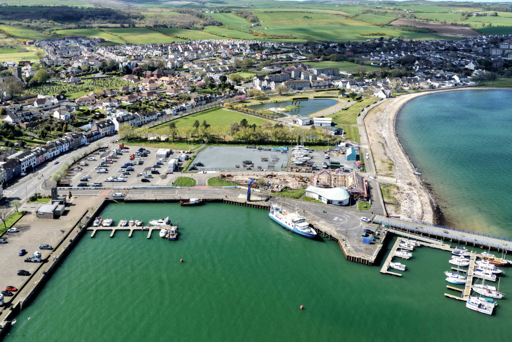 Stranraer Agnew Park, Dumfries and Galloway, aerial photograph