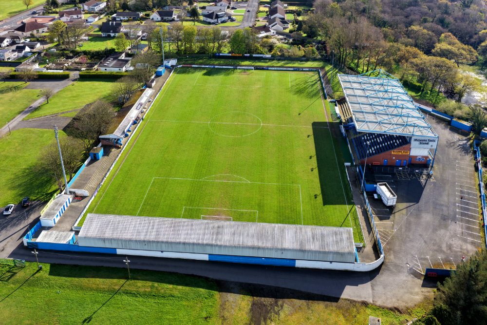 Stranraer Stair Park, Dumfries and Galloway, aerial photograph